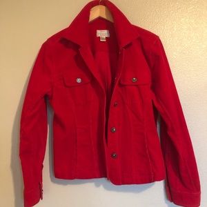 Christopher & Banks Size 8 Red Jacket